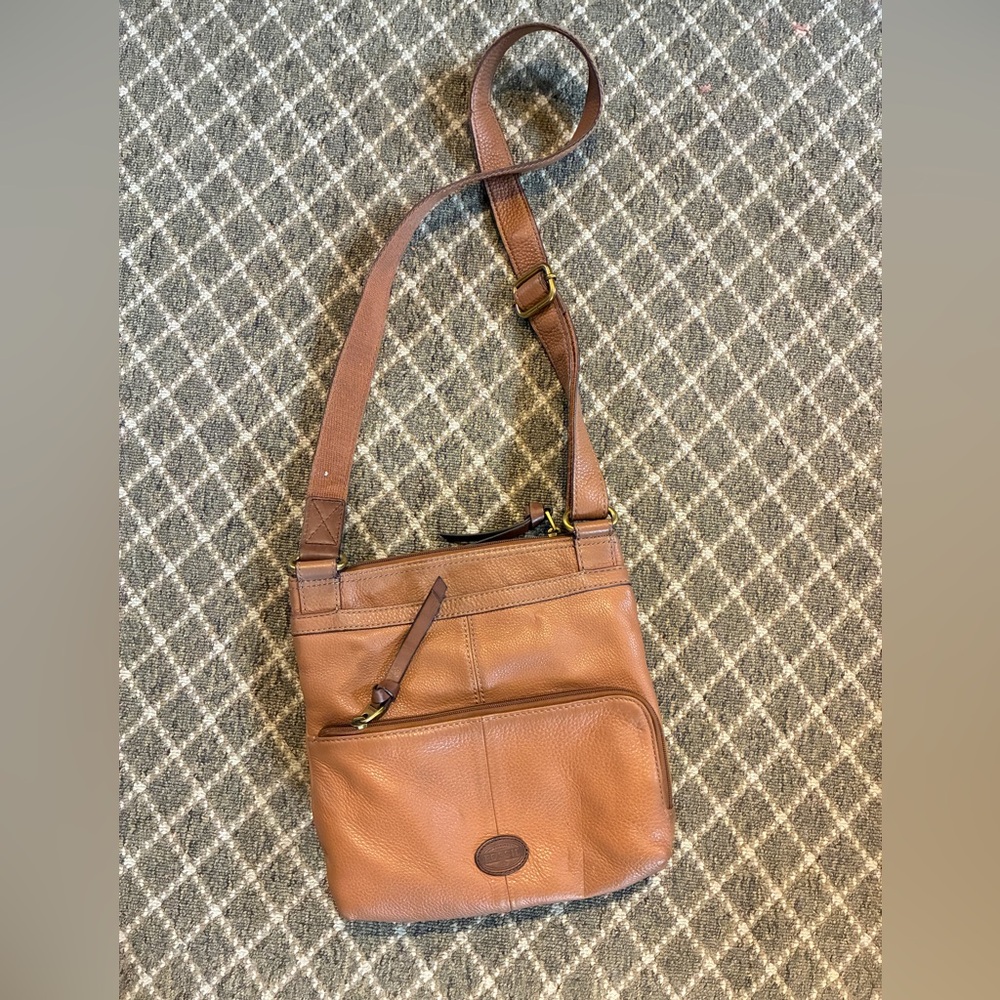 Fossil Tan Cow Hide Leather Bag